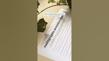comment below “CALLIGRAPHY” for the link to my free calligraphy practice tracing sheet! 🫶🏼