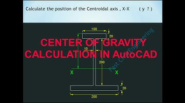 AutoCAD Tips 2 - Center of Gravity