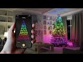 Twinkly app controlled smart christmas lights  christmas designers