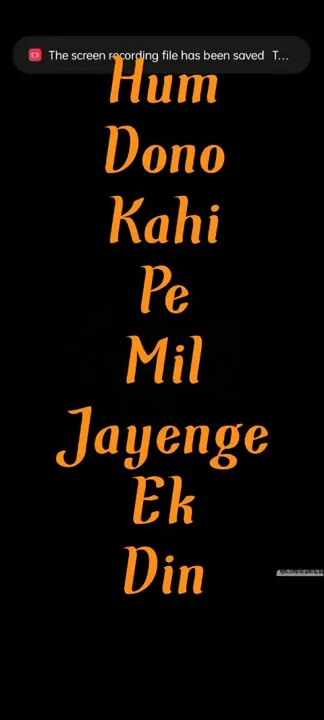 hum dono kahi pe mil jayenge ek din song