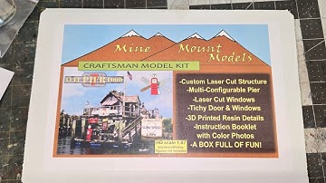 Unboxing a new project from Mine Mount Models - (and a quick layout update).