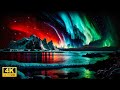 Explore the aurora borealis  the northern lights in 4k ultra with relaxing music