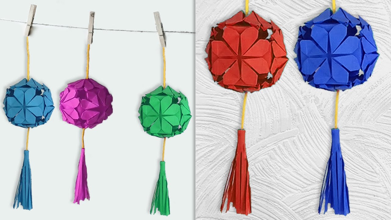 Hope paper lantern How to make Origami Hope lantern Easy YouTube