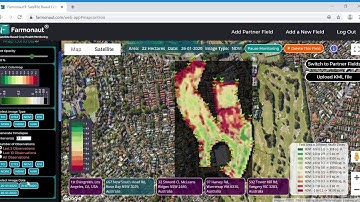 Farmonaut® Satellite Based Crop Health Monitoring  - Generating Time lapse