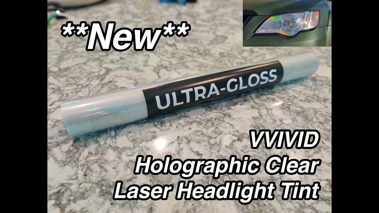 Clear Vinyl Headlight Wrap 