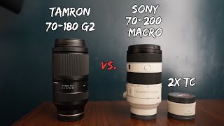 Tamron 70-180 VC G2 vs. Sony 70-200 f4 Macro + 2x Tele Converter
