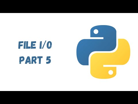 57 - File I/O (Input/Output) in Python (part 5)