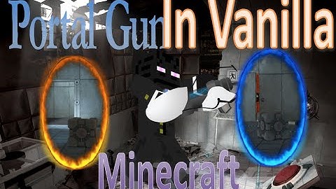 One Command Mod Review | Portal Gun In Vannila Minecraft!