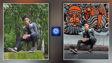 MOBILE PHOTOSHOP - Realistic Background Change Photo Editing || ps touch editing 2022