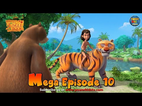 Jungle book | Mowgli | MEGA EPISODE 10 | Animation Series | Adventures Of Mowgli @PowerKidsWorld ​