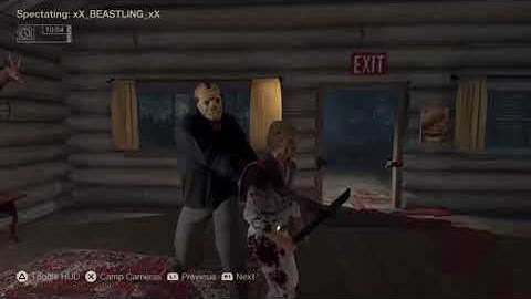 Friday the 13th Gameplay Brandon Buggzy Wilson Camp Crystal Lake Small Map Car Escape You Survived