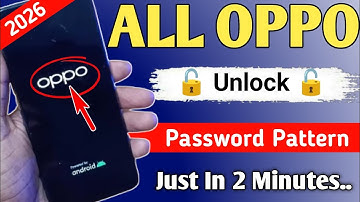 🔥🔥Dec... 2025 :- All Oppo Reset Password How to fix forgot lockscreen Password Any Oppo Phone