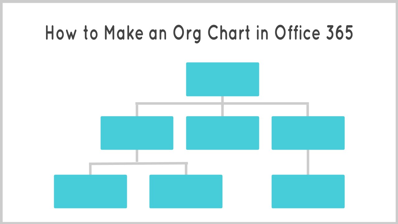 Creating Org Charts In Microsoft Office