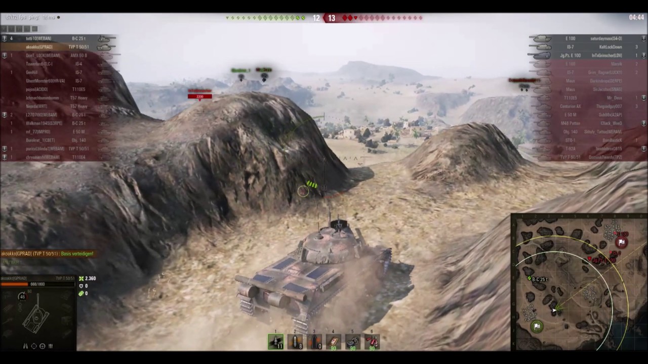 lets play a little game Tvp t50/51 Spannung bis ENDE ! World of Tanks Wot Deutsch LETS PLAY !