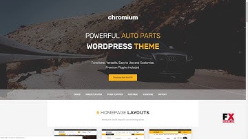 Chromium - Auto Parts Shop WordPress WooCommerce Theme      Lauren Le