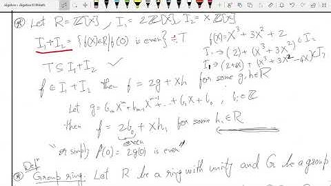 BMath Algebra III: Rings and modules - Lecture 4