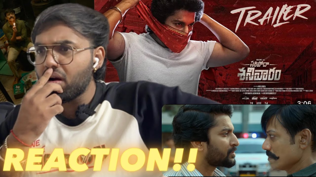 Saripodhaa Sanivaaram, A FREAKING MAD SHOW!! ( REACTION!! )