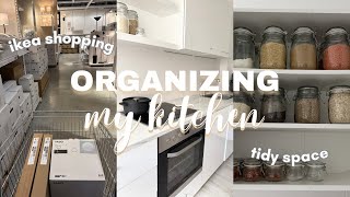 🛒 Ikea shopping & organize my kitchen with me ✨🌾🤍 | Clean & cozy ASMR vlog | Cleangior