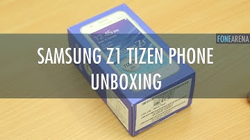 Samsung Z1 Unboxing - Tizen OS SmartPhone