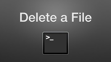 How to Delete a File with Terminal
