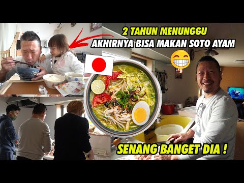 DATANG KE RUMAH  MANTAN BOS JEPANG ku MASAKIN DIA SOTO AYAM ! SENANG NYA BUKAN MAEN !