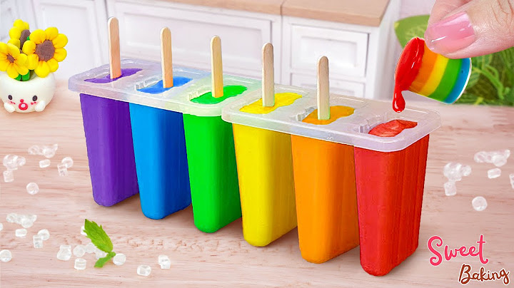 🌈Rainbow Ice Cream Cake🌈Beautiful Miniature Rainbow Ice Cream & Cake Decorating Ideas🍫Sweet Baking🍫