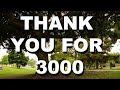 Thank You for 3000!