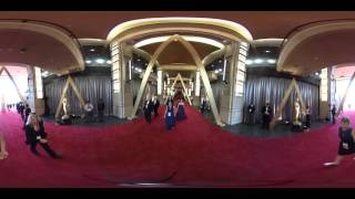 360 VIDEO: 2016 Oscars red carpet outside Dolby Theater