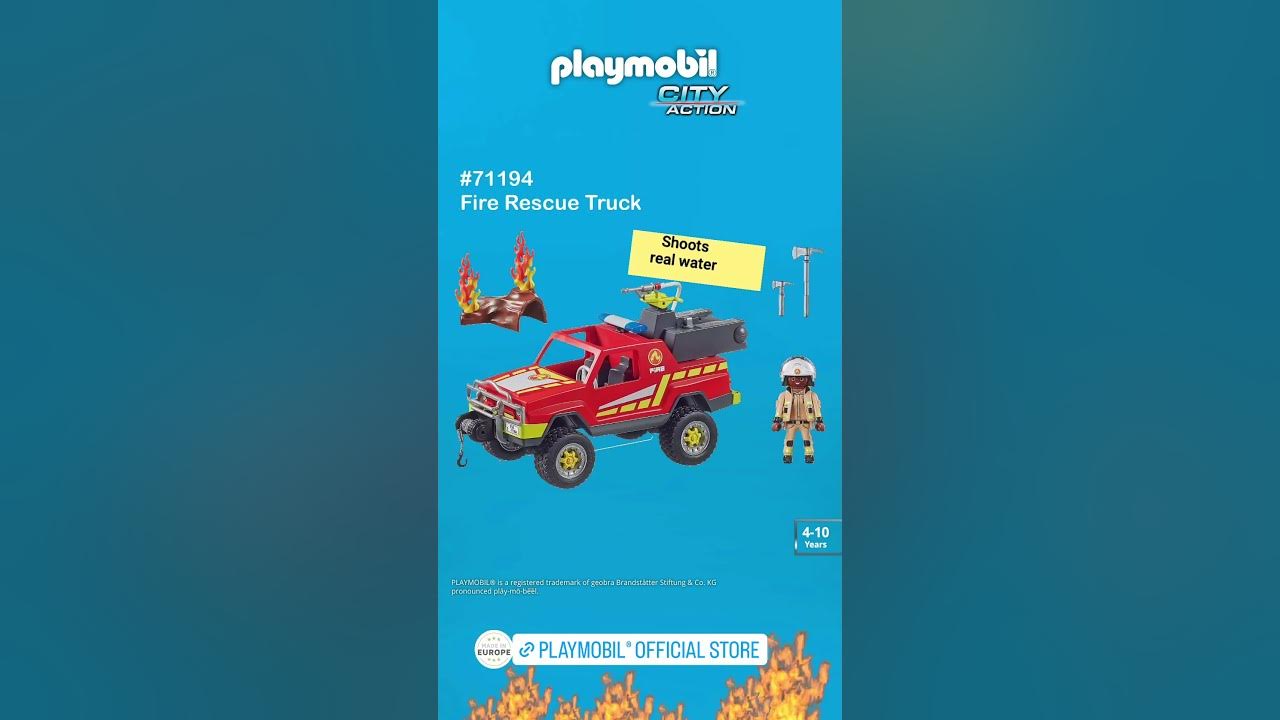 PLAYMOBIL® 71193 - 71195 City Action Fire Rescue Promo Packs 