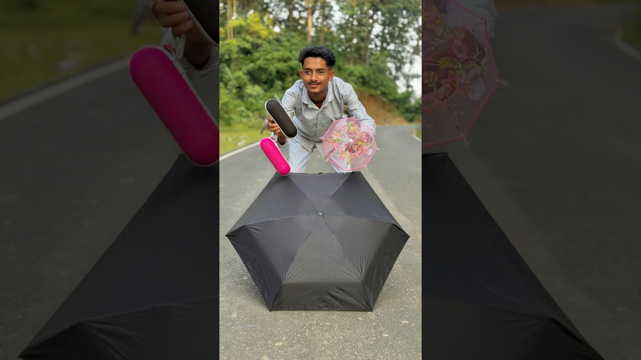 Small Size Japanese Umbrella Vs Folding Pocket Umbrella Unboxing
