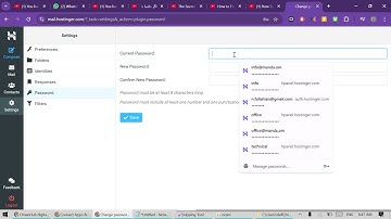 Changing Password of Email directly on mail.hostinger.com #email 2025 #hostinger #password