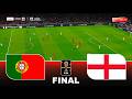 PORTUGAL vs ENGLAND - FINAL FIFA WORLD CUP 2026 | Full Match All Goals | Simulation Pes Video Game