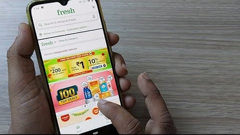 how to buy in amazon fresh | step by step process in telugu
