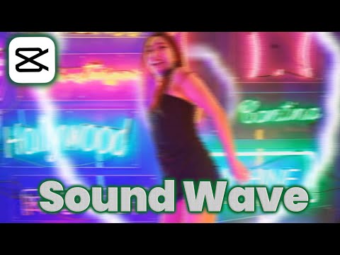 How to add a Sound Wave effect to a video in CapCut App/Video editing with mobile