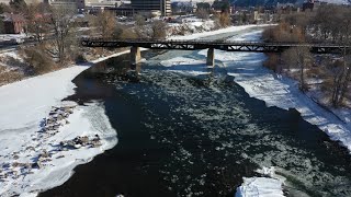 Video: Ice flow on the Clark Fork
