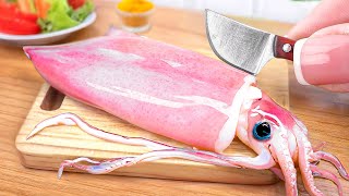 Awesome Tiny Cooking Squid Recipes 🤩🐙 Thousands Of Recipes For Miniature Seafood 🤩