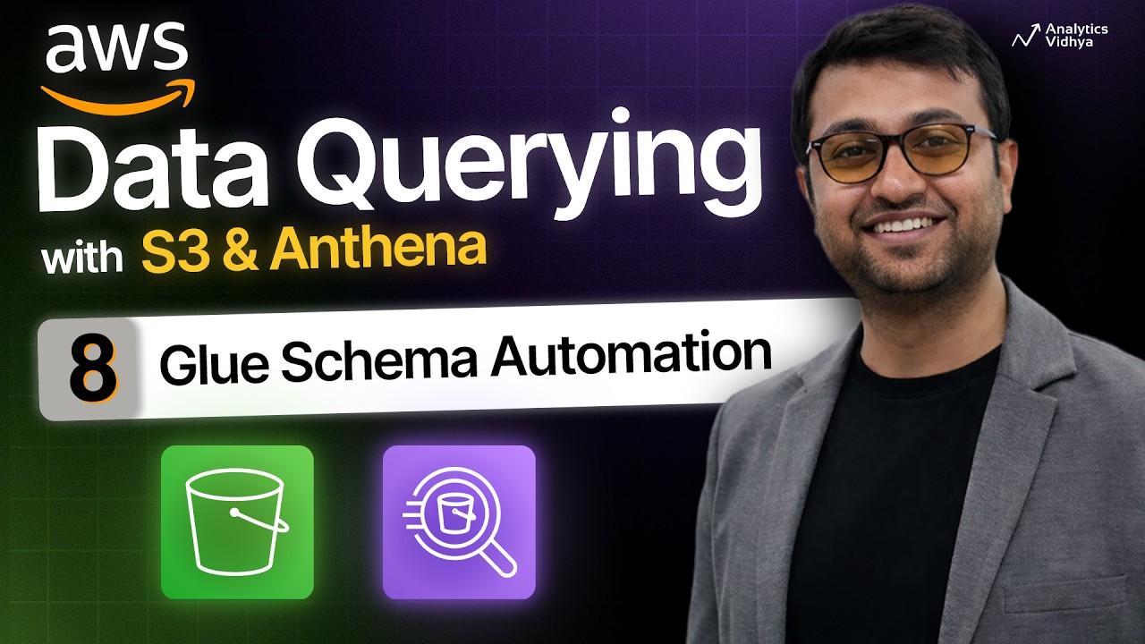 Automate Schema Discovery with AWS Glue Crawlers & Amazon Athena - YouTube