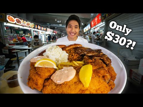 BIGGEST Western Food Platter in Singapore for ONLY $30?!   My CHEAPEST Mukbang EVER!