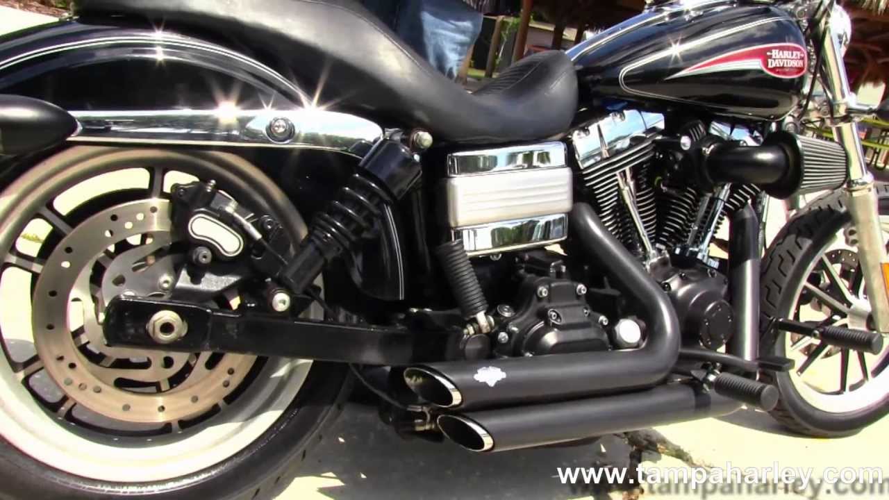 Used 2008 Harley Davidson Fxdl Dyna Lowrider With Vance Hines Exhaust Youtube
