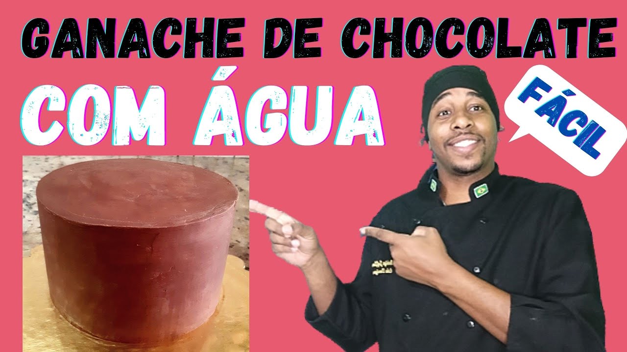 Como fazer ganache com água