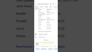 🕙 Zvláštní otvírací doba svátek #firemniprofil #google