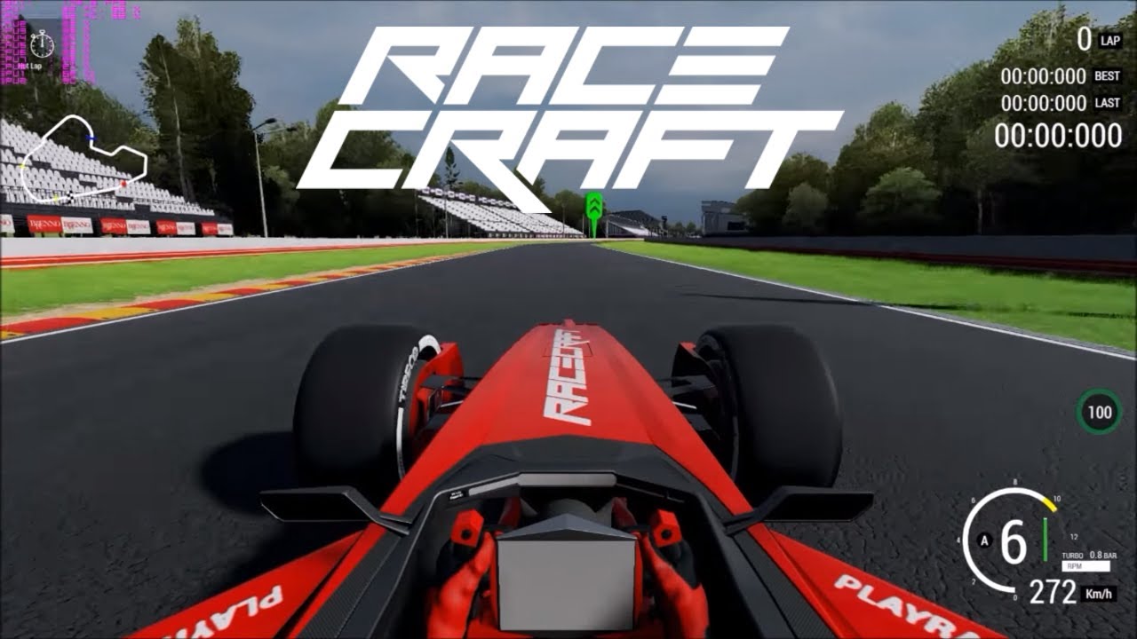 games people play Racecraft Closed Alpha Gameplay Low medium and high settings