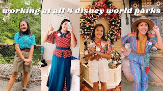 working at all four disney parks in one week || disney vlog 2022