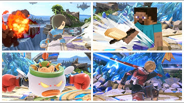 SSBU: Get Up Attacks With DLC (No Clones)