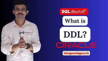 What is DDL in SQL | Data Definition Language by telugu web guru