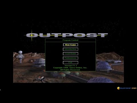 Outpost gameplay (PC Game, 1994)
