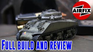 1/76th scale Airfix Early Production M4 Sherman tank model
