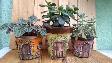 Como cobrir vaso de planta?