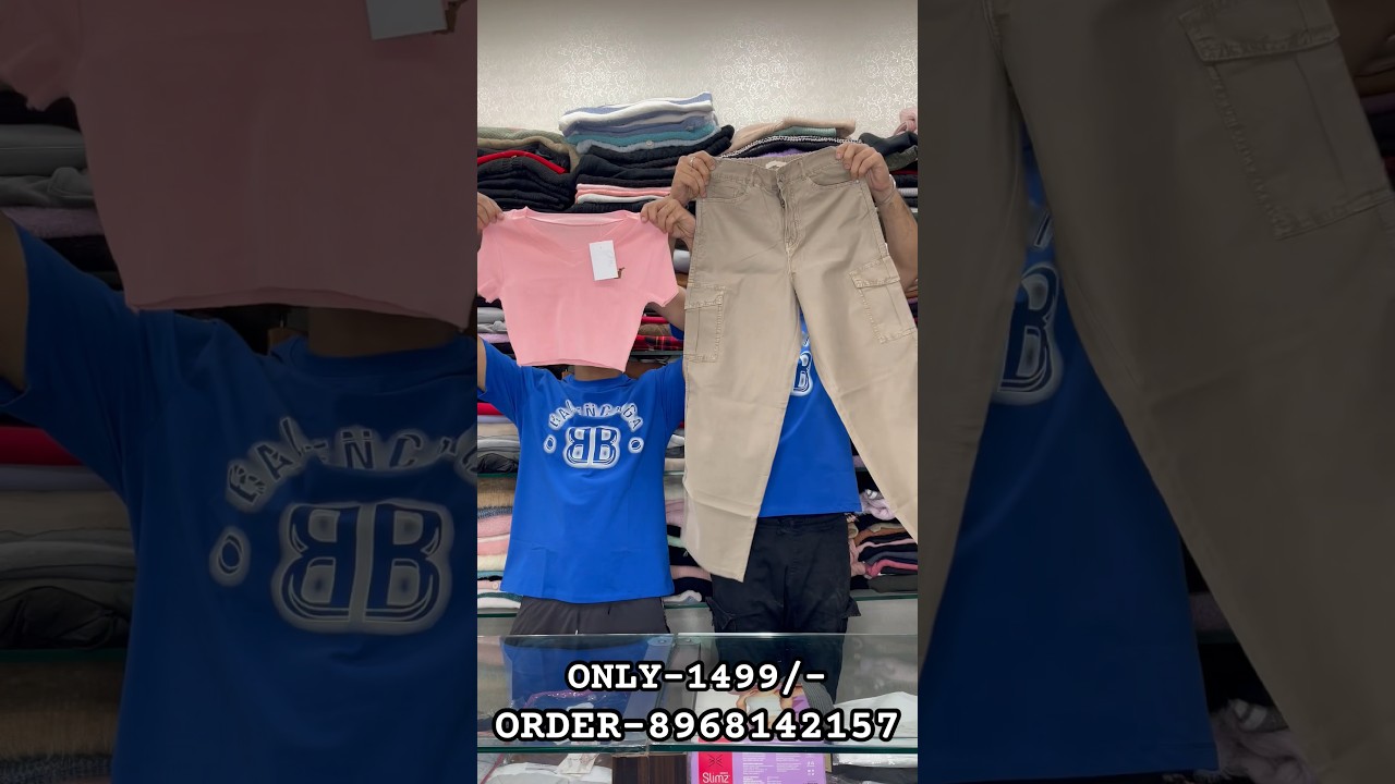 CROP TOPS WITH CARGO’S VISIT ON OUR STORE