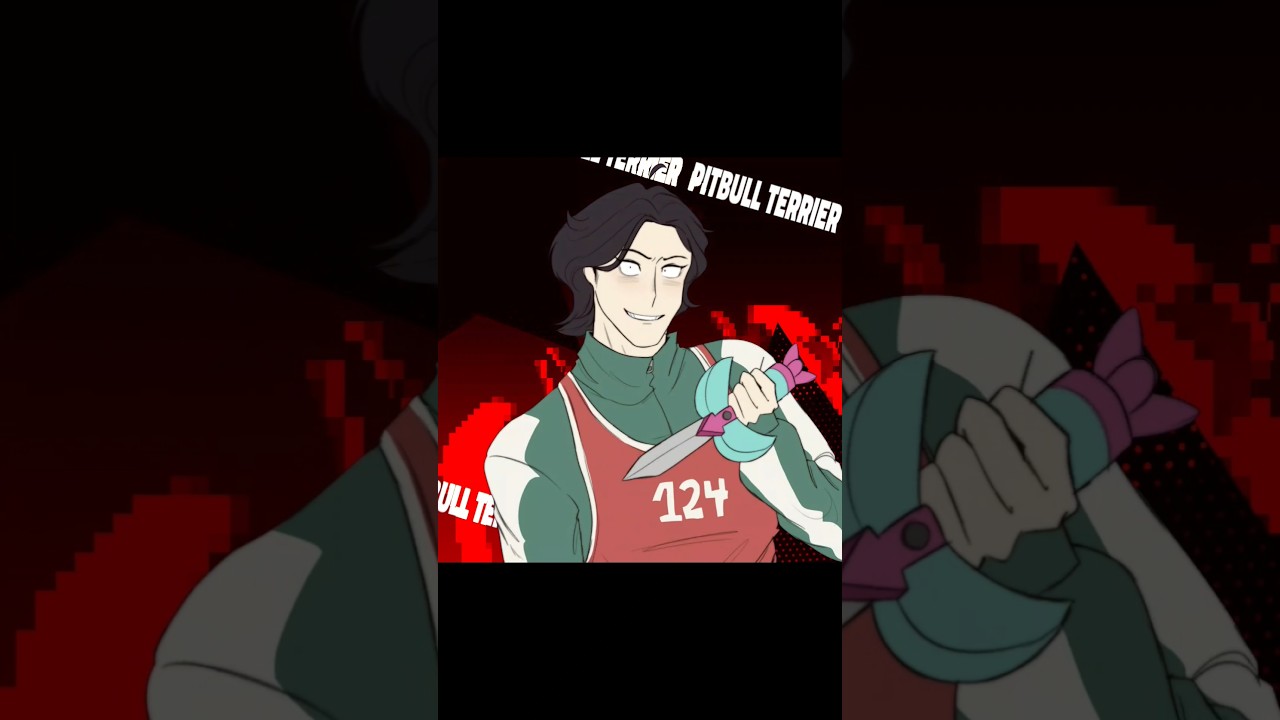 PITBULL TERRIERR!!!! #shorts #youtube #ytshorts #squidgames3 #animationmeme #animation